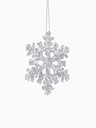 Ёлочные игрушки 2 шт. «Зимнее волшебство. Ажурная снежинка - переливы», 9.5 см, серебро - Фото 7