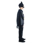 Карнавальный костюм «Бэтмен», комбинезон, маска, плащ, р. 34, рост 134 см - Фото 3