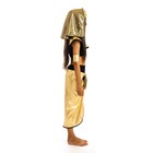 Карнавальный костюм «Клеопатра», головной убор, топик, штаны, нарукавники, р. 30, рост 122 см - Фото 2