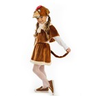 Карнавальный костюм «Обезьянка девочка», пелерина, юбка, маска-шапочка, рост 122 см - Фото 2