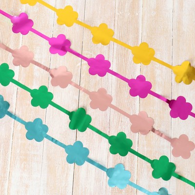 Дождик «Праздник» цветочки, 100×200 см, МИКС