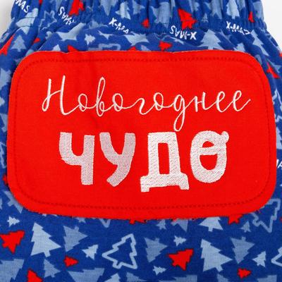 Штанишки Крошка Я «Чудо», рост 86-92 см, синие