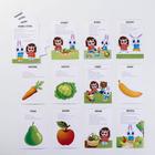 Обучающие карточки «Запуск речи. Я говорю. Зайчик Сеня изучает овощи и фрукты», 15 карточек А6 - Фото 3