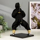 Кукла коллекционная "Чёрный ниндзя с мечом" 25х12,5х12,5 см - фото 6319489