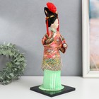 Кукла коллекционная "Китаянка в традиционном наряде с опахалом" 33,5х12,5х12,5 см - Фото 2