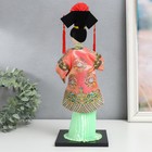Кукла коллекционная "Китаянка в традиционном наряде с опахалом" 33,5х12,5х12,5 см - фото 8664714