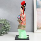 Кукла коллекционная "Китаянка в традиционном наряде с опахалом" 33,5х12,5х12,5 см - фото 8664715