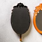 Крючки декоративные с зеркалом "Цветочные" набор 3 шт 38х25х4,2 см - фото 62083416