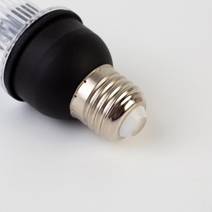 Лампа светодиодная Строб, прозрачная, Е27, 4LED, 3 Вт, 220 В, 3000К, т-белое свечение - фото 1907126215