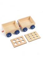 Развивающая игра 3в1 «Паровозик», рыбалка, каталка, сортер, 35×11×10 см - Фото 11