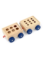 Развивающая игра 3в1 «Паровозик», рыбалка, каталка, сортер, 35×11×10 см - Фото 12