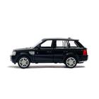 Машина металлическая "LAND ROVER RANGE ROVER SPORT", инерция, цв.чёрный , В ПАКЕТЕ - фото 27090147