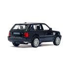 Машина металлическая "LAND ROVER RANGE ROVER SPORT", инерция, цв.чёрный , В ПАКЕТЕ - фото 27090148