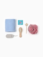 Новогодний подарочный набор «Этель» Chilltime, 5 предметов, полотенце, мочалка, расчёска 5050842