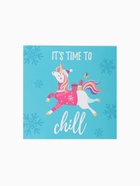 Новогодний подарочный набор «Этель» Chilltime, 5 предметов, полотенце, мочалка, расчёска 5050842