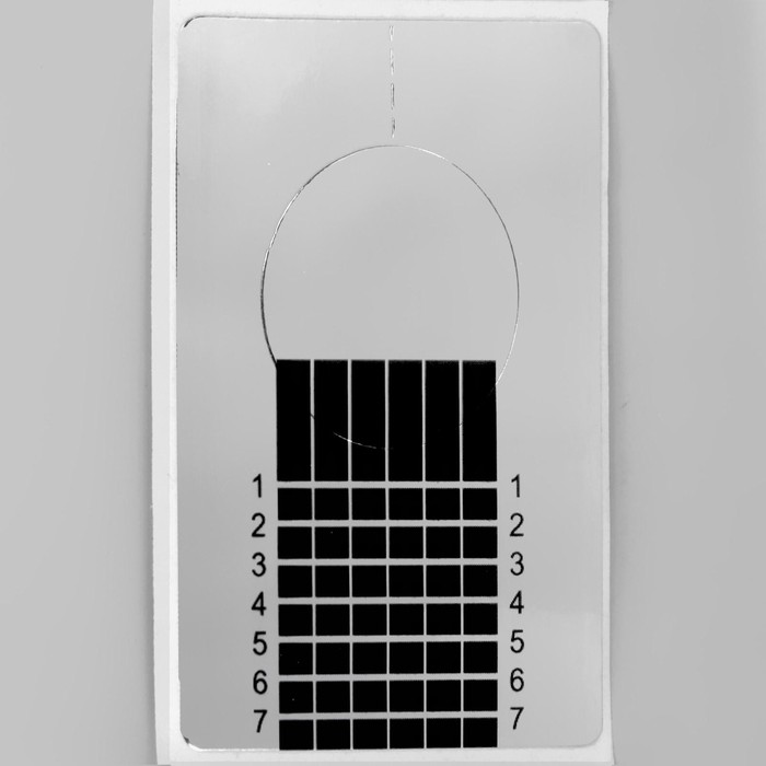 Формы для наращивания ногтей, узкие, 500 шт, цвет серебристый 20529