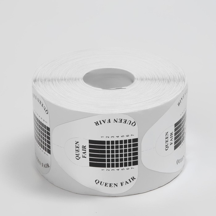 Формы для наращивания ногтей, широкие, 500 шт, цвет серебристый 20530