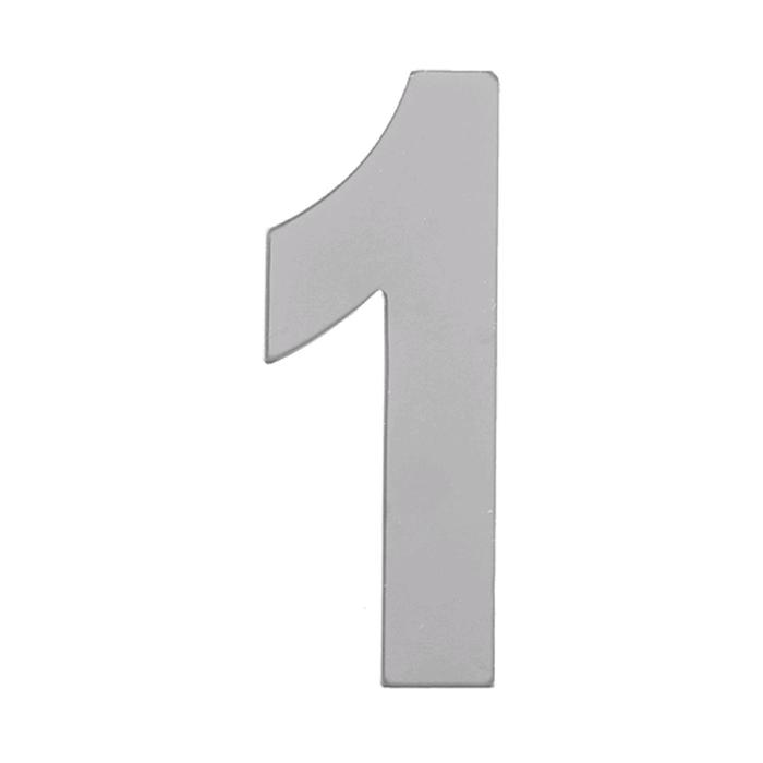 

Номер дверной "1" MARLOK, металл, цвет хром
