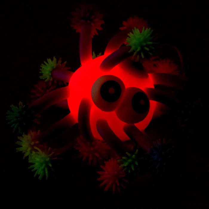 Ёжка «Медуза», световой, цвета МИКС - фото 1908584734