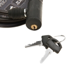 Замок навесной велосипедный, 7х650 мм, МИКС - Фото 2