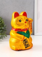 Маятник настольный антистресс «Манэки-нэко», керамика, h=17 см - Фото 2