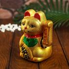 Сувенир кот керамика "Манэки-нэко" h=17см - фото 8225070