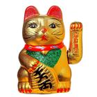 Сувенир кот керамика "Манэки-нэко" h=17см - фото 8225071