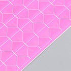 Набор уголков с кармашком для фотографий 102 уголка "Розовый с прозр. плёнкой" 10,3х14,8 см - фото 6319839