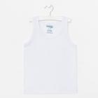 Майка детская, цвет белый, рост 98 см - Фото 1