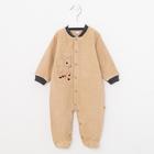 Комбинезон детский, цвет бежевый, рост 68 см - Фото 1