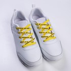Шнурки Danger 110х1см, жёлтые - Фото 3