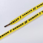 Шнурки Danger 110х1см, жёлтые - Фото 5