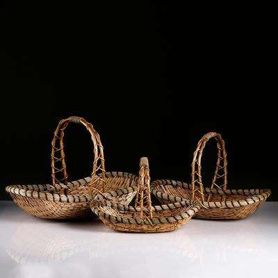 Плетёная корзина для хранения Wusk, ива, набор 3 шт.