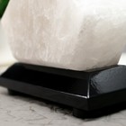 Соляной светильник  "Елка" LED (диод цветной) USB белая соль 10х7х13 см - Фото 4