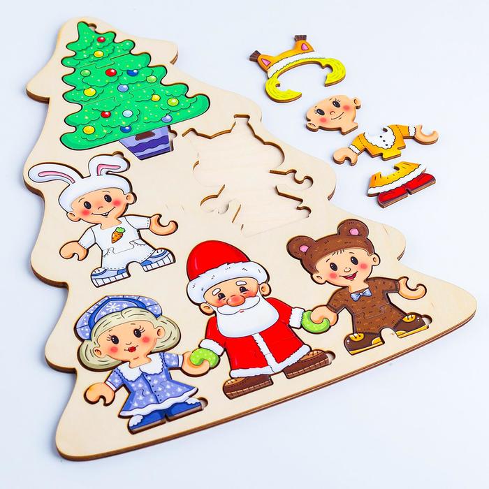 Пазл-конструктор «Собери персонажа. Хоровод» 47610