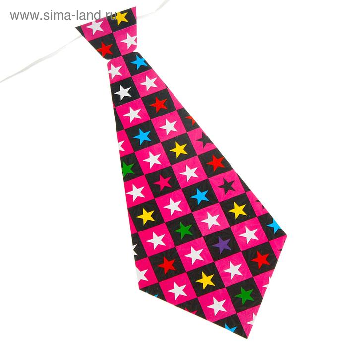Карнавальный галстук «Звёзды», набор 6 шт., виды МИКС - Фото 1