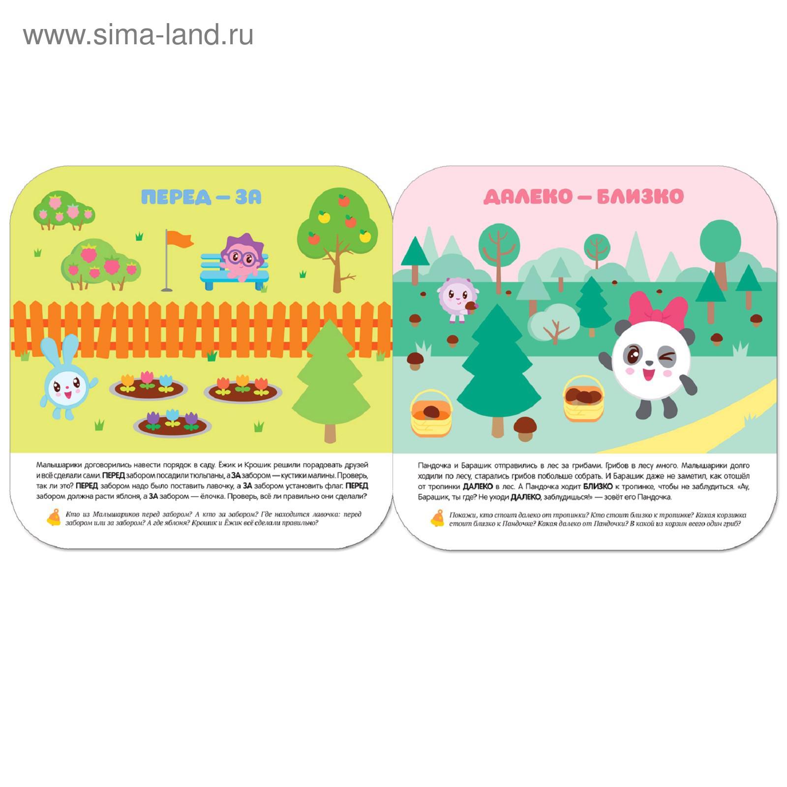 Малышарики. Курс раннего развития 2+. Далеко - близко, Денисова Д.