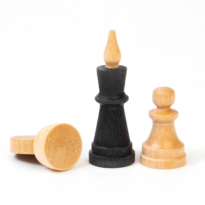Шахматы "Классика", король h-7 см, пешка h-4 см, доска 29 х 29 х 4 см - фото 1907127075