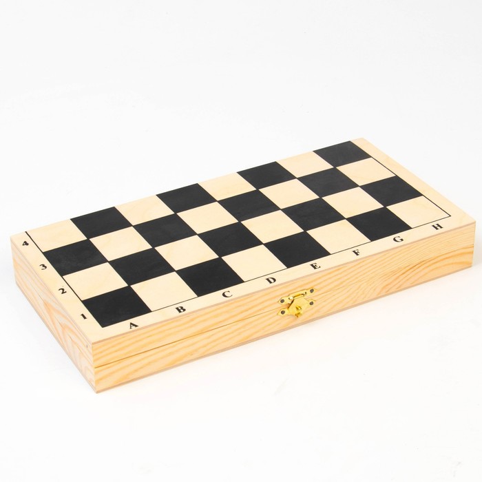 Шахматы "Классика", король h-7 см, пешка h-4 см, доска 29 х 29 х 4 см - фото 1907127079
