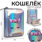 Кошелёк с голографическим эффектом, цвет серебро 5034643 - фото 22095382