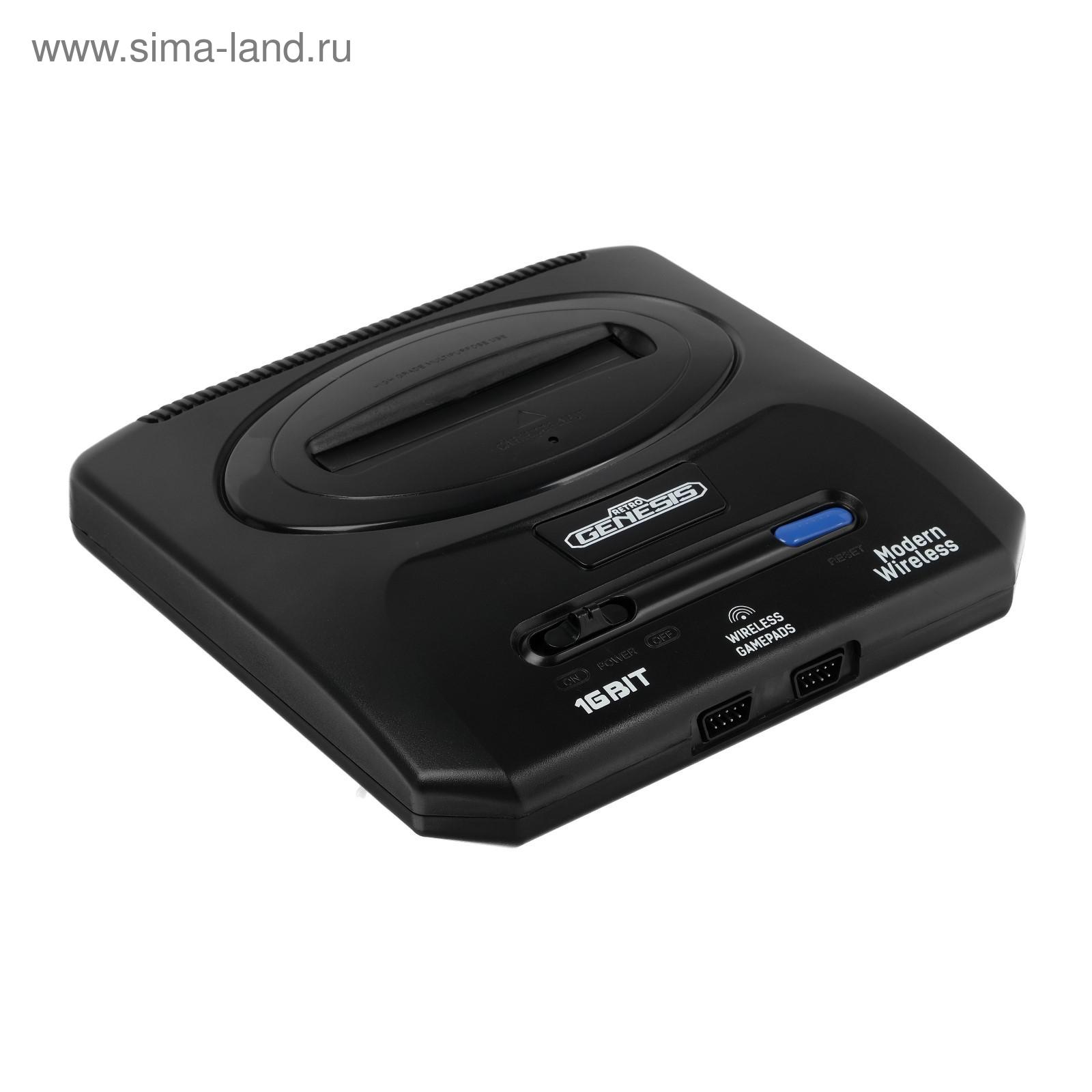 Игровая приставка Sega Retro Genesis Modern Wireless,16 Bit, 2 беспр.  джойст.,170 игр,черная (5231203) - Купить по цене от 2 510.00 руб. |  Интернет магазин SIMA-LAND.RU