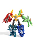 Робот «Динобот», трансформируется, 5 видов, собирается в 1 робота, цвет изумрудный - Фото 16