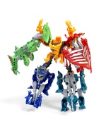 Робот «Динобот», трансформируется, 5 видов, собирается в 1 робота, цвет изумрудный - Фото 7