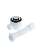 Сифон для душевого поддона "АНИ Пласт" E415CLS, 1 1/2"х50/60, гибкая труба 40/50 "клик-клак" 5246328