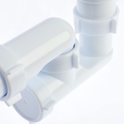 Сифон для ванны «АНИ Пласт» EC255S, 1 1/2"x40 мм, с переливом, гофрой 40×50 мм, "клик-клак" - Фото 5