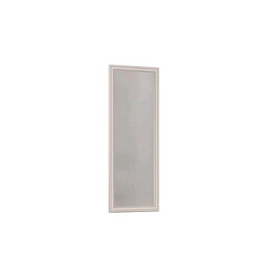 Зеркало навесное «Габриэлла», 497 × 26 × 1350 мм, цвет вудлайн кремовый / сандал белый