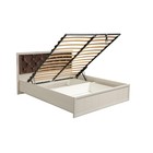 Кровать с ПМ «Габриэлла», 160×200 см, цвет вудлайн кремовый / сандал белый - Фото 2