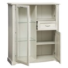 Шкаф комбинированный «Сохо» 32.09, цвет бетон пайн белый / бетон пайн патина - Фото 2