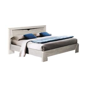 Кровать с настилом «Лючия» 33.08-01, 1400 × 2000 мм, цвет бетон пайн белый / венге