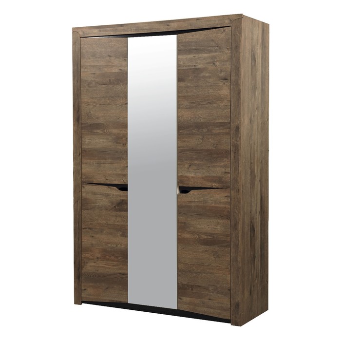 Шкаф для одежды «Лючия» 33.02, 3 двери, 1528 × 580 × 2300 мм, цвет кейптаун / венге - Фото 1